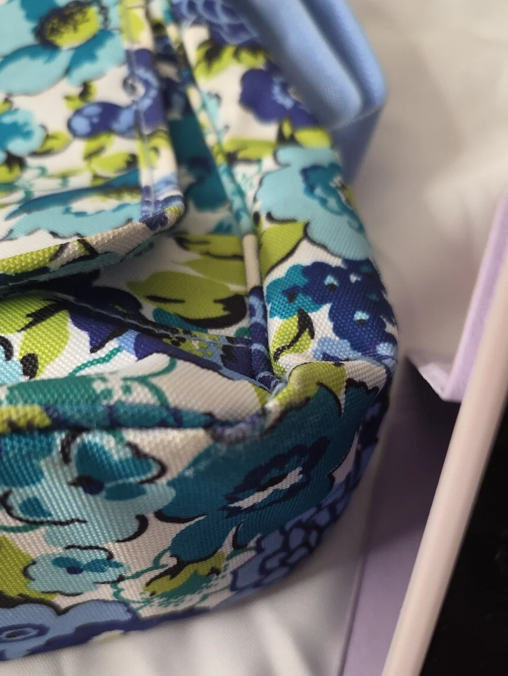 Vera Bradley‎ Blueberry Blooms Crossbody Messager Bag